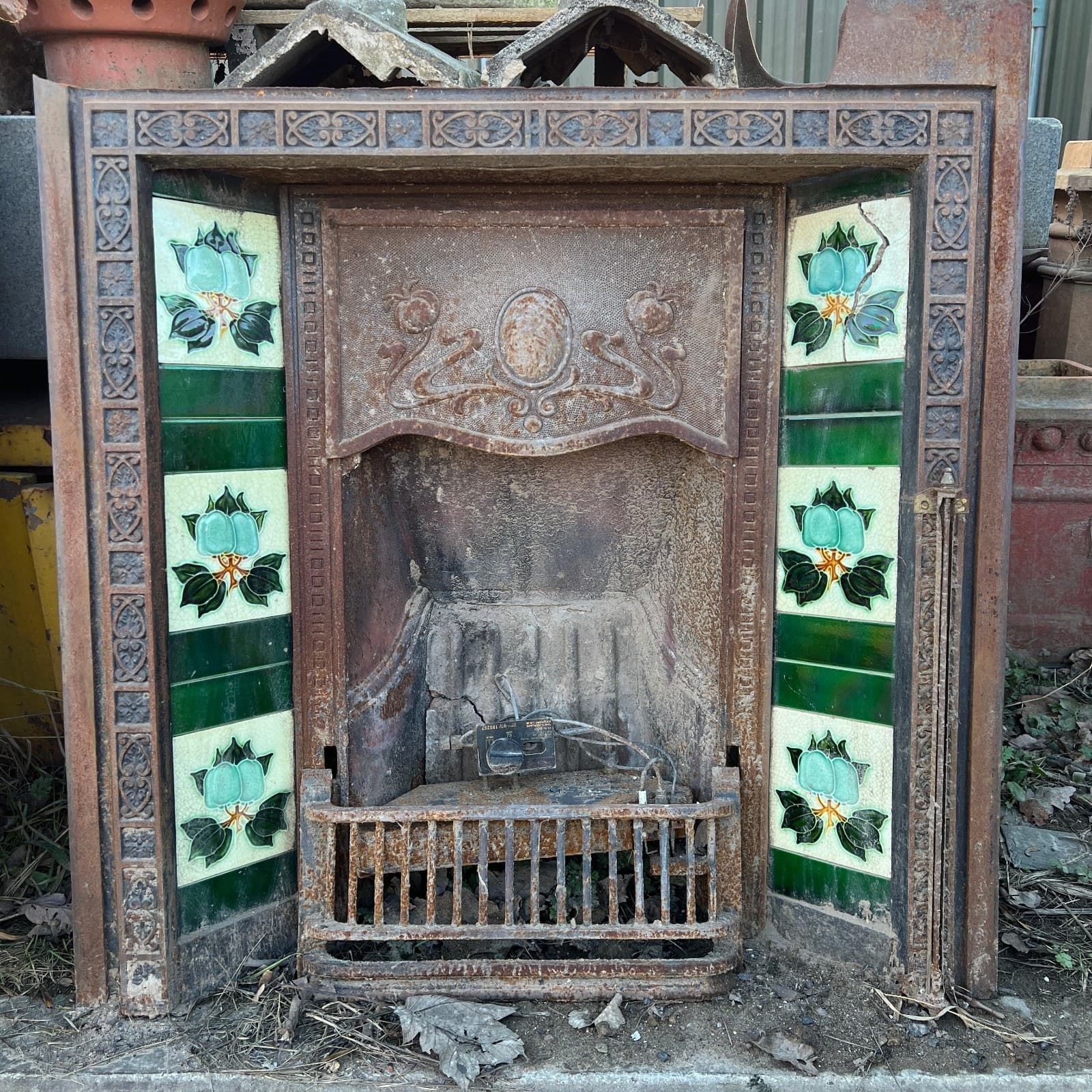 Victorian Cast Iron Fire Place