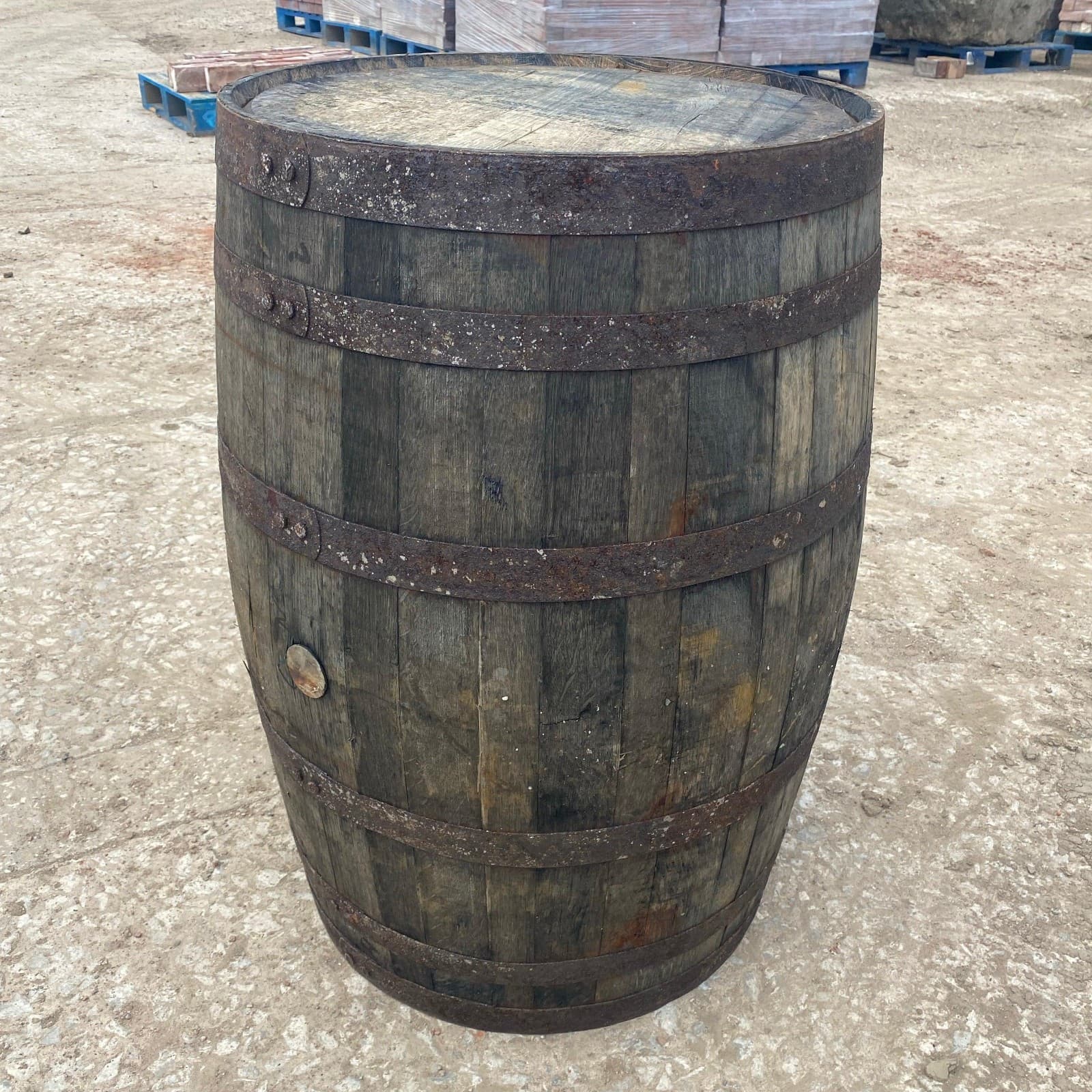 Reclaimed Oak Whiskey Barrel - Full